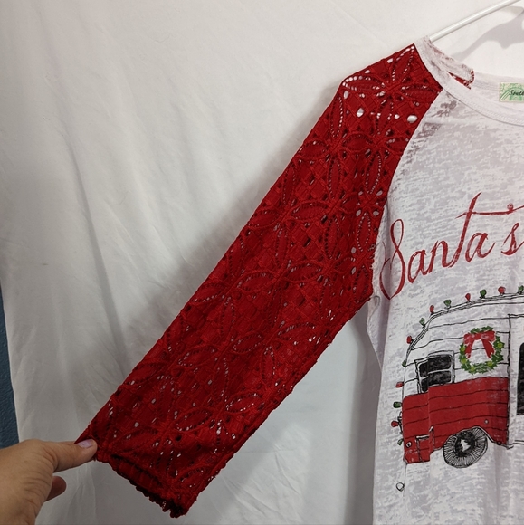 Southern Grace Medium Christmas Top Camping Camper Holiday - Picture 4 of 10